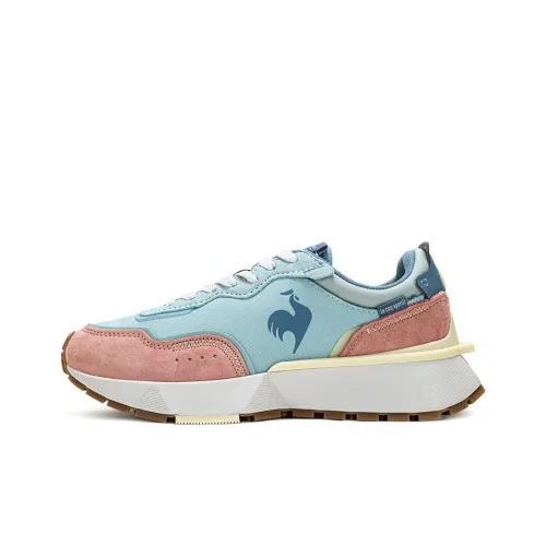 Le Coq Sportif Французский Петух Устойчивый к истиранию Противоскользящий Низкий Топ Повседневный Женский Светло-Синий