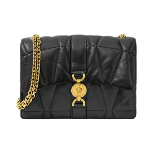 VERSACE Lambskin Сумка через плечо Женская Черная