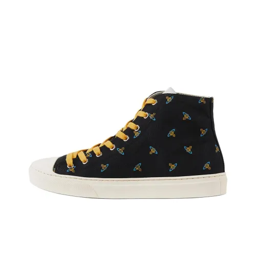 Vivienne Westwood Canvas Shoes High Top Men's