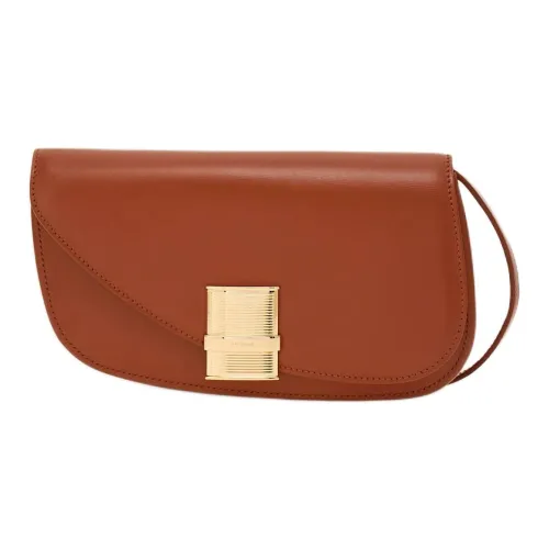 Ferragamo Palmellato Коровья кожа Сумка Сумка через плечо Мини Женская Коричневая