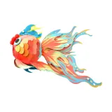 Сделай сам Большая Лампада Koi (Красная)