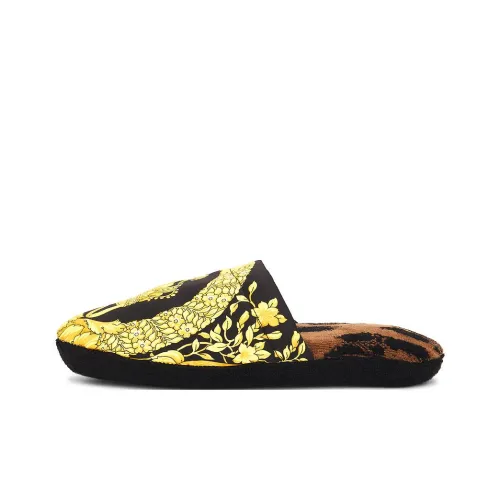 VERSACE Barocco Домашние тапочки Унисекс Коричневый