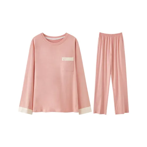 Lan Miao Пижамный комплект женский розовый