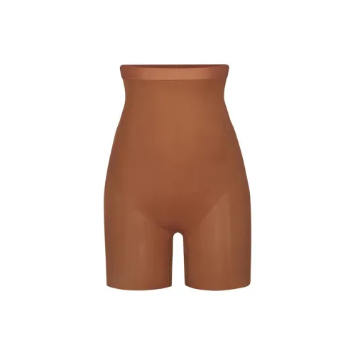 SKIMS SIMPLY BARE MID Бедро Короткий Корректирующее белье Низ Женские Бронза Бронза