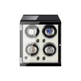 4 слота для часов, внешняя сторона углеродное волокно, внутренняя одежда белая