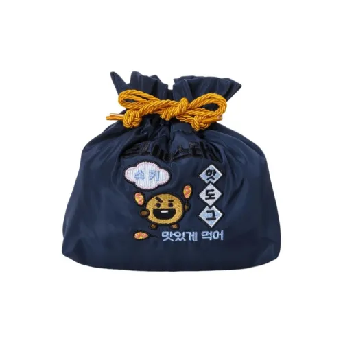 LINE FRIENDS Полиэстер Шнурок Сумка Клатч Унисекс Морской Синий