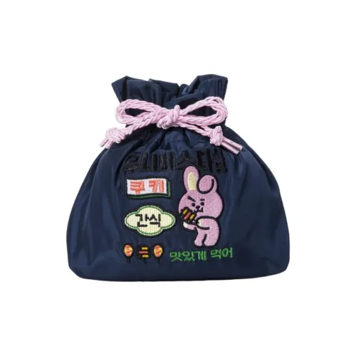 LINE FRIENDS Полиэстер Шнурок Сумка Клатч Унисекс Морской Синий