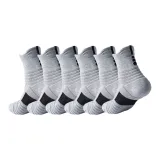 Носки SS01 Crew, упаковка из 6 пар (6 серых).