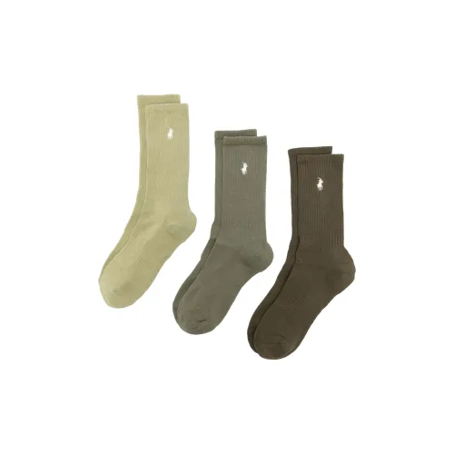 Polo Ralph Lauren SS24 Носки Crew Мужские упаковка из 3 пар