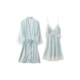 Синий (Топ на бретелях + Внешняя сторона сиреневого цвета)