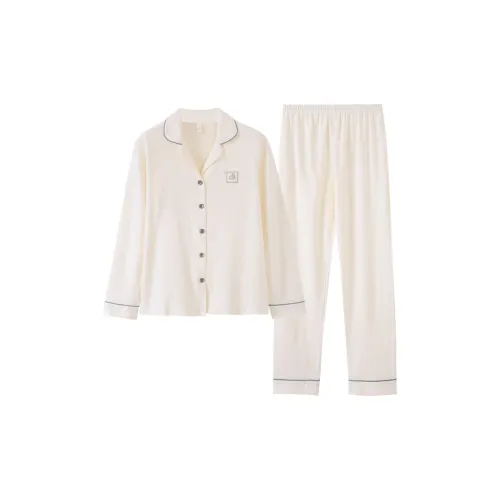 Song Qianya Пижамный комплект Женские Белые