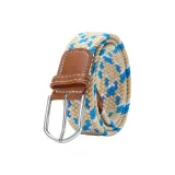 Бежево-синий, белый