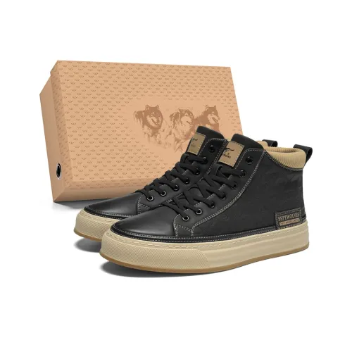 SEPTWOLVES Амортизация Устойчивость к истиранию Баланс Легкий MID Топ Скейтборд Кроссовки Мужские