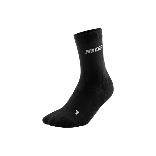 Cep ULTRALIGHT MID CUT Компрессионные носки Высокие носки Женские 1 упаковка Черный Серый