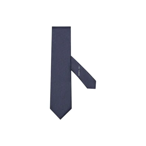 Zegna Тутовый шелк Галстуки Мужской Midnight Blue