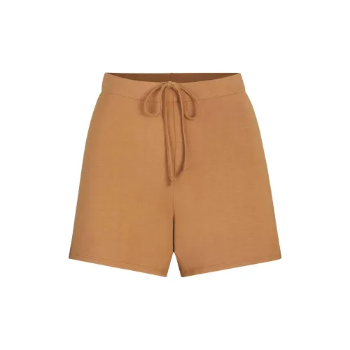 SKIMS Сон Короткий Пижамные Штаны Женские CAMEL CAMEL