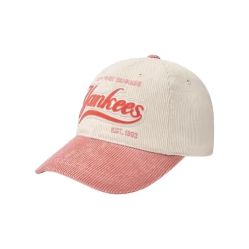 MLB Вельветовые кепки женские розовые