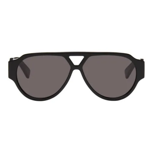 Bottega Veneta Ацетат Aviator Солнцезащитные очки Женские Черные