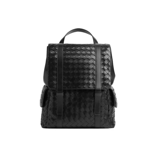 Bottega Veneta Рюкзак из коровьей кожи стандартный мужской черный