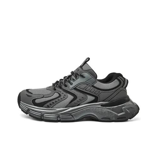 JEEP SPIRIT Масло-Кроссовки Низкие Топ Серо-Фиолетовые Мужские