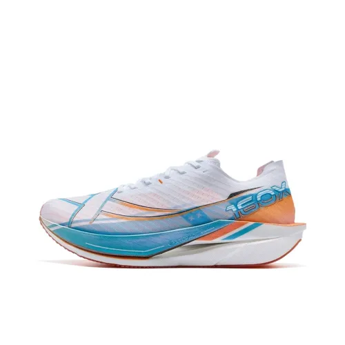 XTEP 160X 6,0 Беговые кроссовки Низкий верх Белый Синий и Оранжевый Мужской