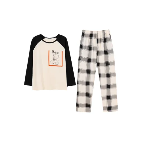 Huggy Kissy Пижамный комплект Мужской Абрикос