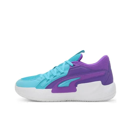 PUMA Court Rider Баскетбольные кроссовки Low Топ Синий Фиолетовый Мужской