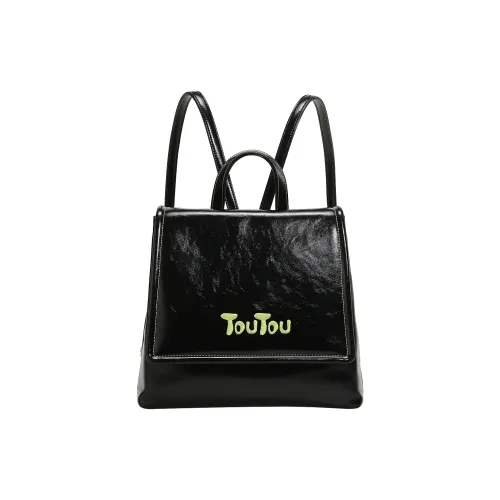 TOUTOU ПУ (полиуретан) Рюкзак Средний Женские Oreo Черный