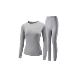 Круглый вырез, светло-серый