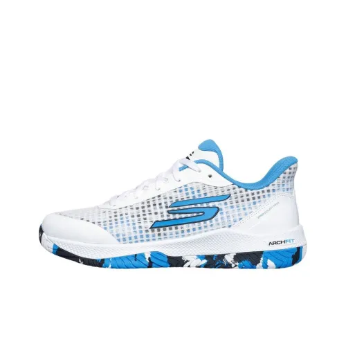 Skechers Viper Court Pro Low Топ Кроссовки для тренировок Женские Белые Синие