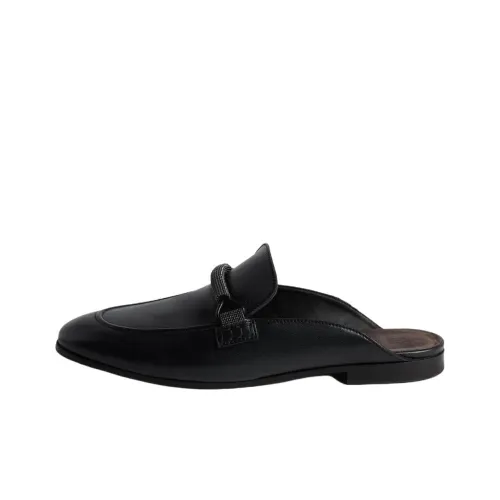 BRUNELLO CUCINELLI Домашние тапочки Женские Черный