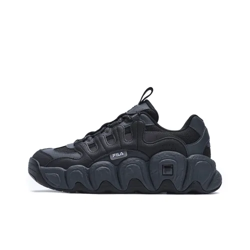 FILA Croissant Беговые кроссовки Низкий топ Черный/Shadow Черный Серый Мужской