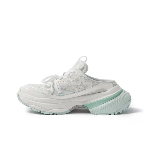 STARTER Slip-resistant Abrasion-resistant Low Top Footwear Cushioned Sole Unisex White STARTER Противоскользящий Аbrasion-resistant Низкий Топ Обувь с амортизирующей подошвой Унисекс Белый