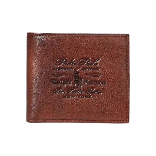 Polo Ralph Lauren Кожа Кошелек Мужской Коричневый