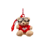 Красный, сердце, бурый медведь, пилот