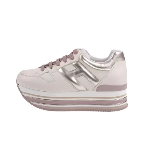 HOGAN H222 Низкий Топ Повседневная Обувь Женская Розовая