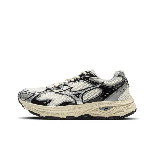 Oarism x Mizuno Racer S Дышащий и Устойчивый к Сцеплению Низкий Топ Беговые кроссовки Унисекс Бежевый Абрикосовый Черный