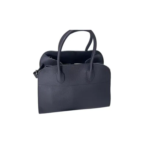 THE ROW Soft Margau Телячья кожа Тоут Сумка Сумка для покупок Сумка через плечо Сумка Женская Темно-синий