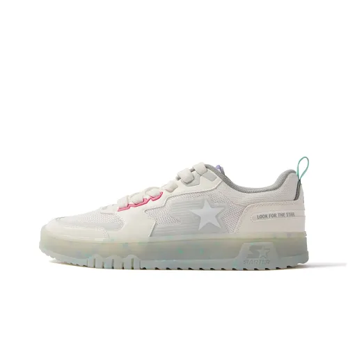 STARTER Slip-resistant Abrasion-resistant Low-top Skateboard Shoes Unisex White STARTER Противоскользящие Аbrasion-resistant Низкие кеды для скейтбординга Унисекс Белый