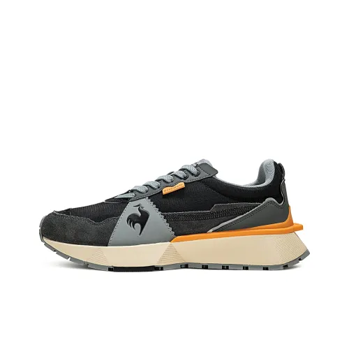 Le Coq Sportif Повседневный Низкий Топ Черный Серый Цвет Унисекс