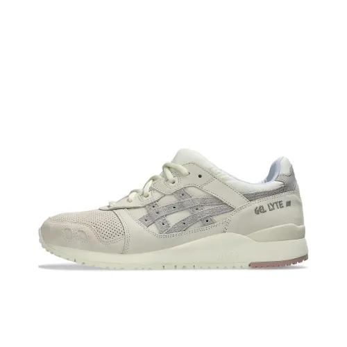 Asics Gel Lyte 3 Low Топ Беговые кроссовки Унисекс Кремовый
