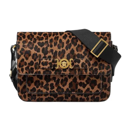 VERSACE Сумка через плечо из коровьей шерсти сумка обычная мужская с леопардовым принтом