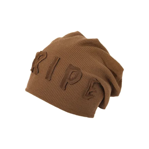 Clect Хлопок Шапки-бини Женские Кофе Светло-серый