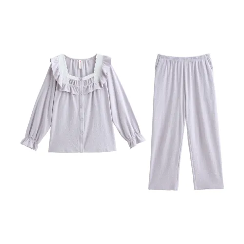 XUANZHITING Пижамный комплект женский фиолетовый