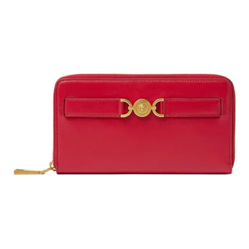 VERSACE Medusa '95 Телячья кожа Кошелек Женские Красный