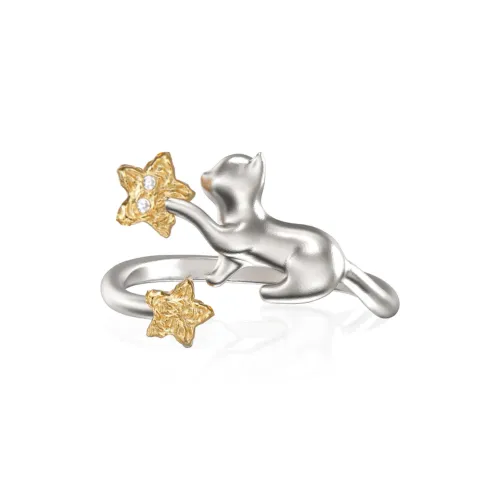 Floating Joy Медные Цирконовые Кольца Женские