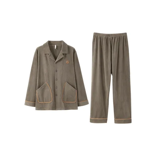 Aannsfam Pajama Комплект Мужской Ink Stone Серый