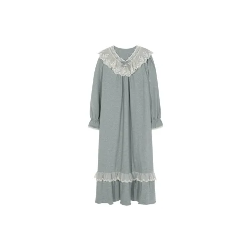 XUANZHITING Ночная сорочка Женская Серого цвета
