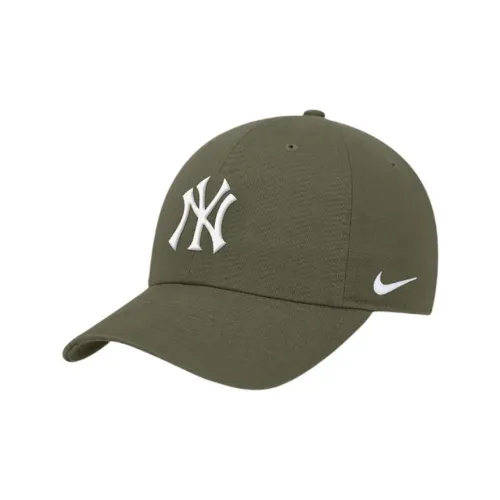 Nike Хлопковые кепки Мужские Оливковые