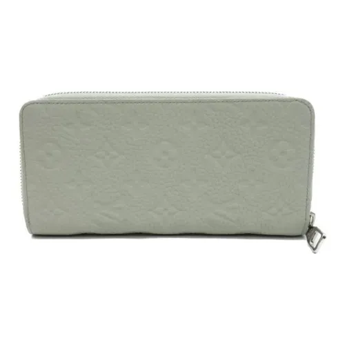 LOUIS VUITTON Кошелек из телячьей кожи унисекс серый